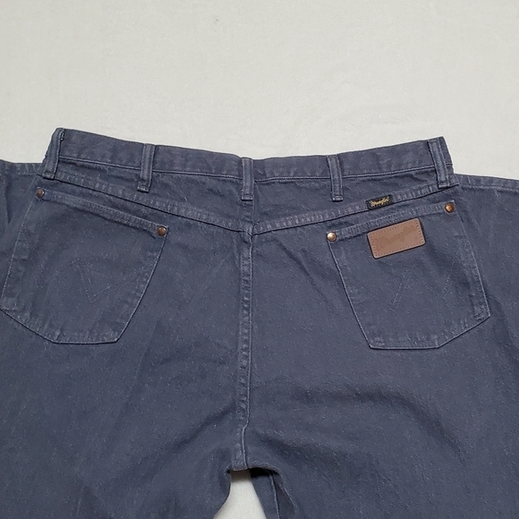 VINTAGE 1980s Wrangler Stone Gray USA Made High Waisted Butt Hugging Jeans - Picture 6 of 9